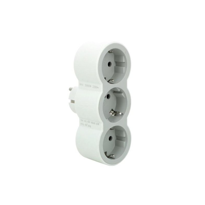 Adaptor Priză 3 Ieșiri Frontale Legrand
