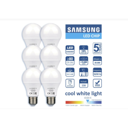 SET DE 6 BECURI LED, E27...
