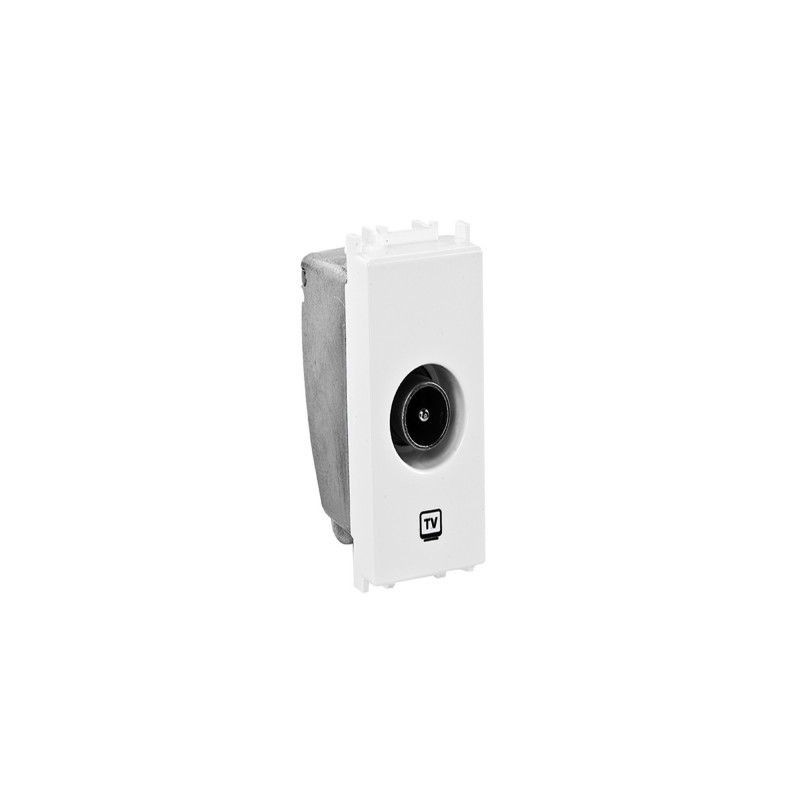 PRIZA TV MODULARA ALB