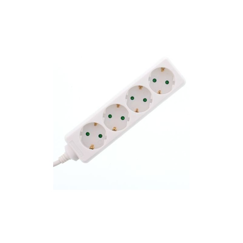 Prelungitor Datamaxx, 4 prize Schuko, 1.5 m, Alb