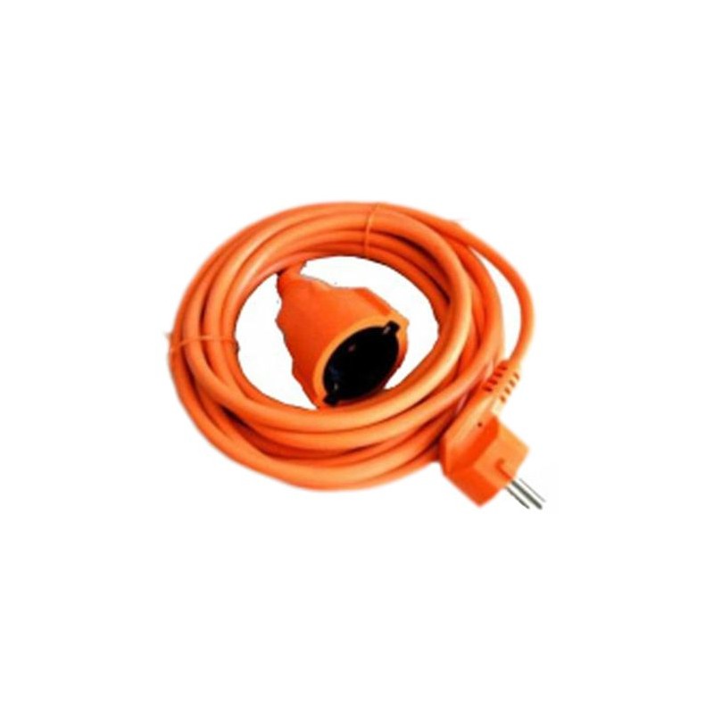 Prelungitor fisa si priza Well, 20m, 1.0mm, IP20, Portocaliu