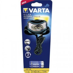 Lanterna frontala Varta 16630, LEDx4, 3AAA