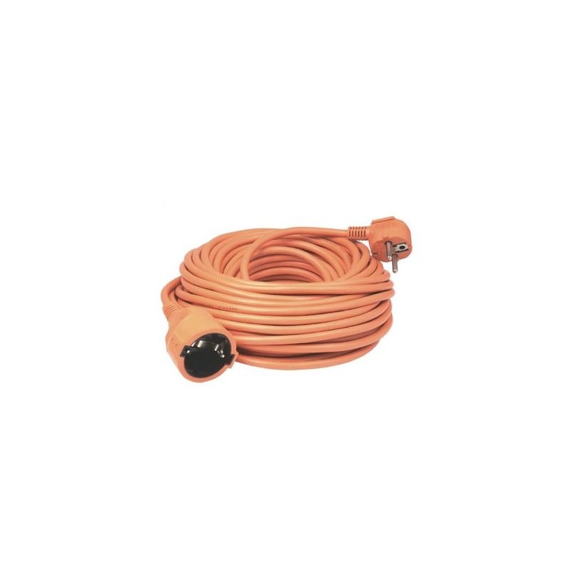 Cablu prelungitor cu cupla, Home NV2-30/O, 30 m, stecher si priza cu impamantare, IP20