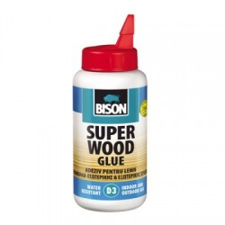 Adeziv pentru lemn Bison Super Wood D3, 750 g, Transparent