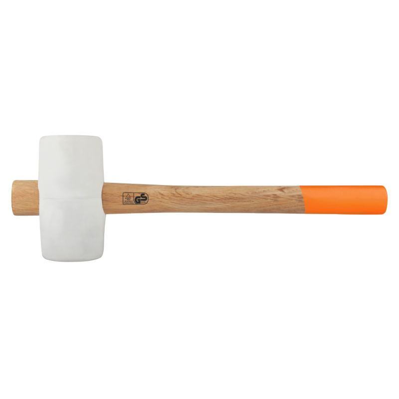 Ciocan Cauciuc Alb Coada Lemn 0.2 KG