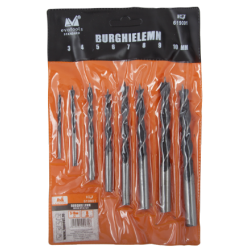 SET BURGHIU LEMN 3-10mm 8buc/set